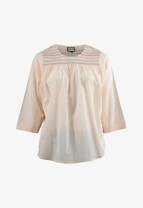 Gozzip - Blus gIngfred Blouse - Vit