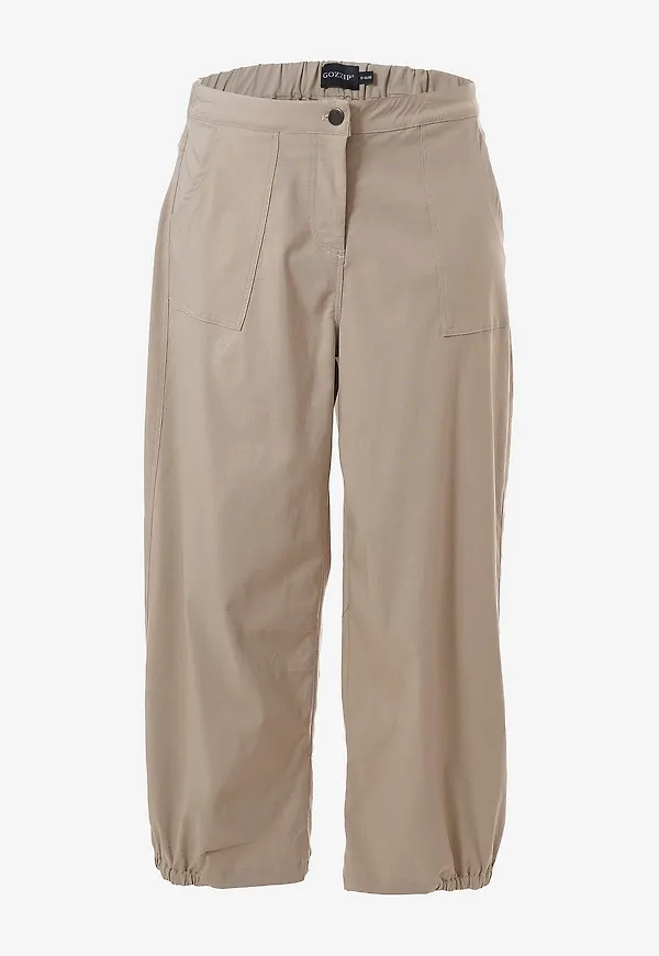 Gozzip - Byxor Baggy Pants - Beige