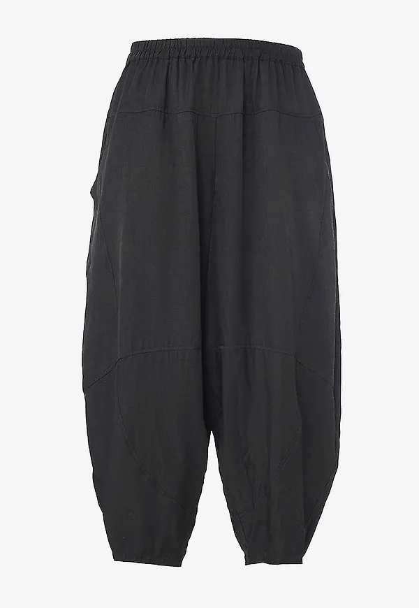 Gozzip - Byxor GSaga Wide pants - Svart