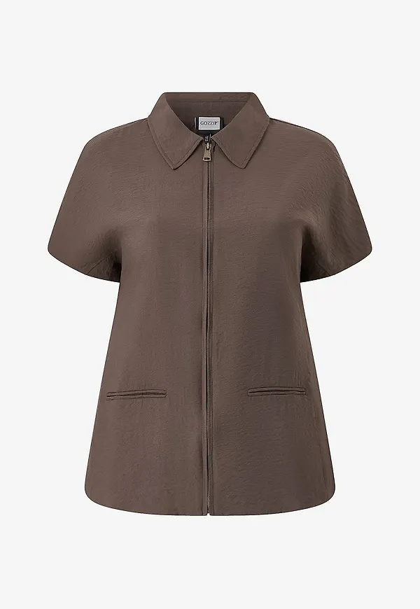 Gozzip - Jacka gLumi Jacket Vest - Brun