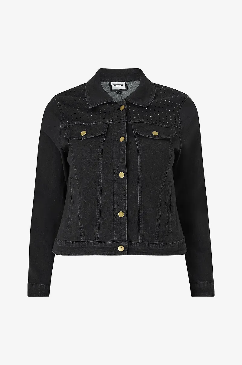 Gozzip - Jeansjacka gMaya Denim Jacket - Svart
