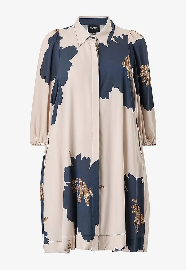 Gozzip - Klänning GWilma Dress - Brun