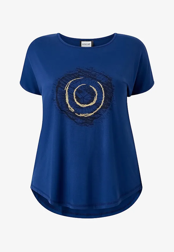 Gozzip - T-shirt Gitte - Blå