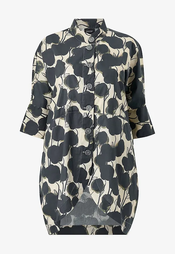 Gozzip - Tunika GSilje oversized cardigan - Beige