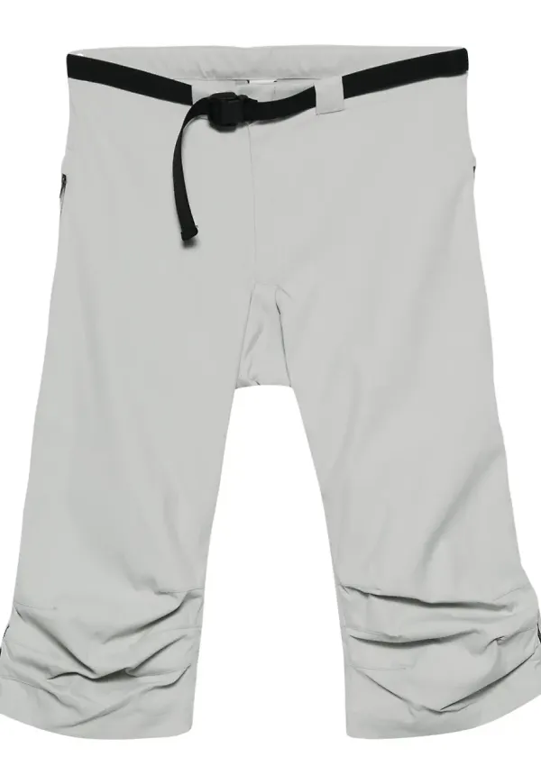 GR10K långa shorts med bälte - Grå
