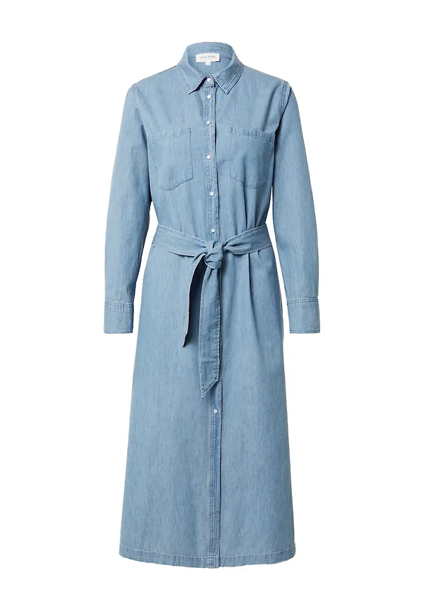 Grace & Mila Skjortklänning 'GEMMA' blå denim