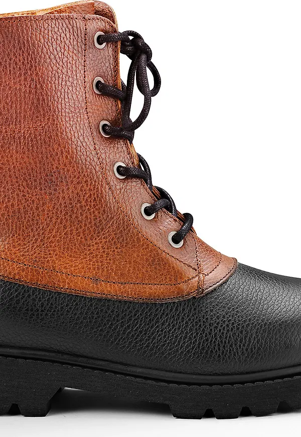 Graninge Unisex Bred Unlined Black/Tan
