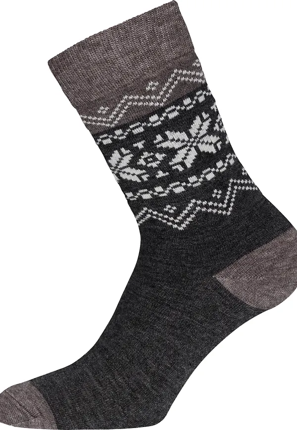 Gridarmor Heritage Merino Socks Mid Grey Melange