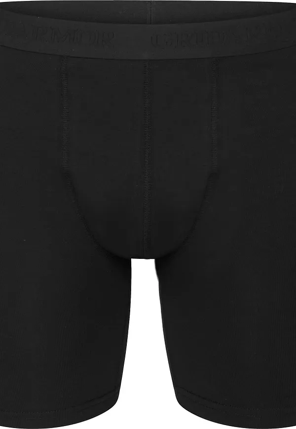 Gridarmor Men's Merino Wool Long Boxers Black Beauty