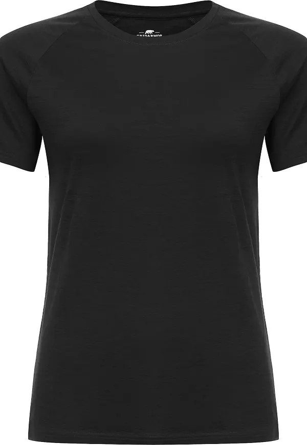 Gridarmor Women's Thin Merino Tee Black Beauty