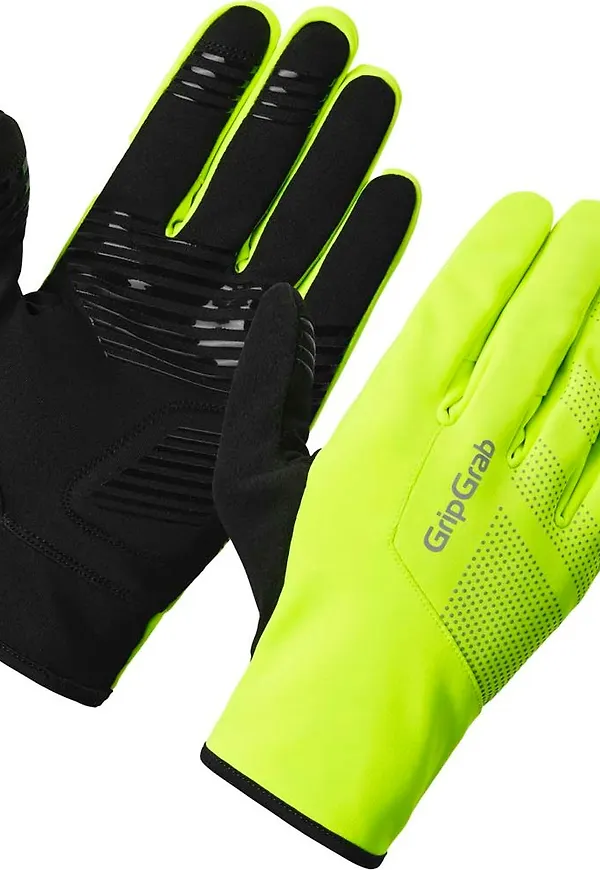 Gripgrab Unisec Gripgrab Ride 2 Windproof Spring-Autumn Gloves Yellow Hi-vis