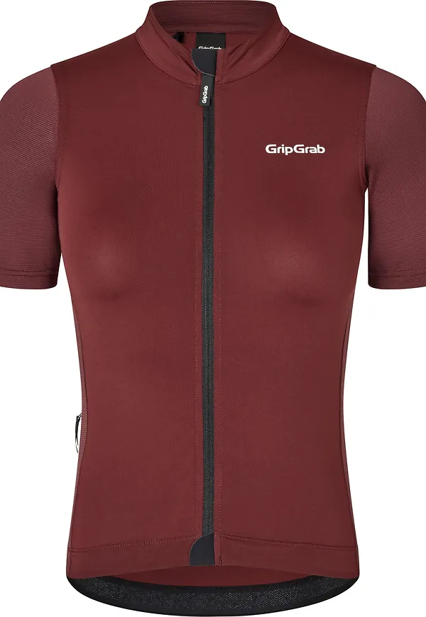 Gripgrab Women's Ride Short Sleeve Jersey Dark Red