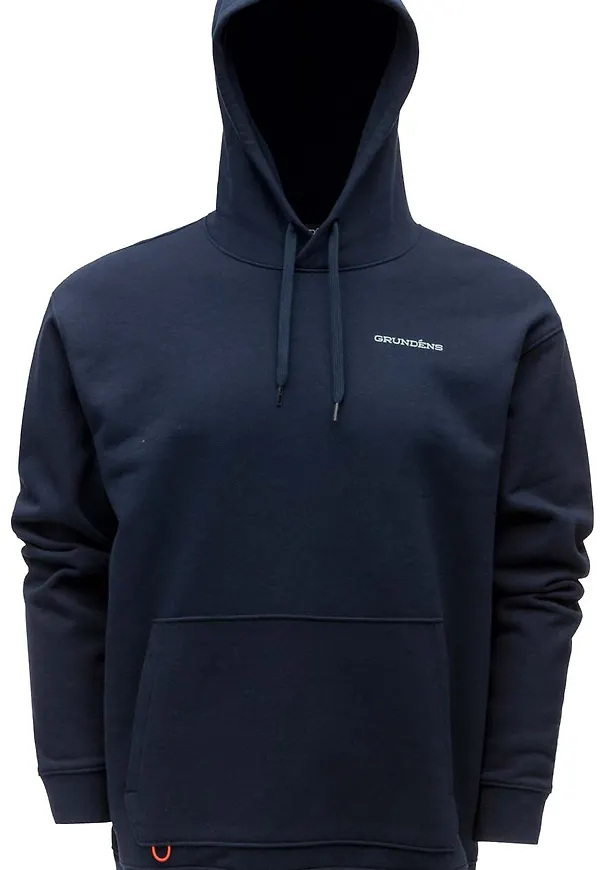 Grundéns Men's Logo Boat Hoodie Dark Navy
