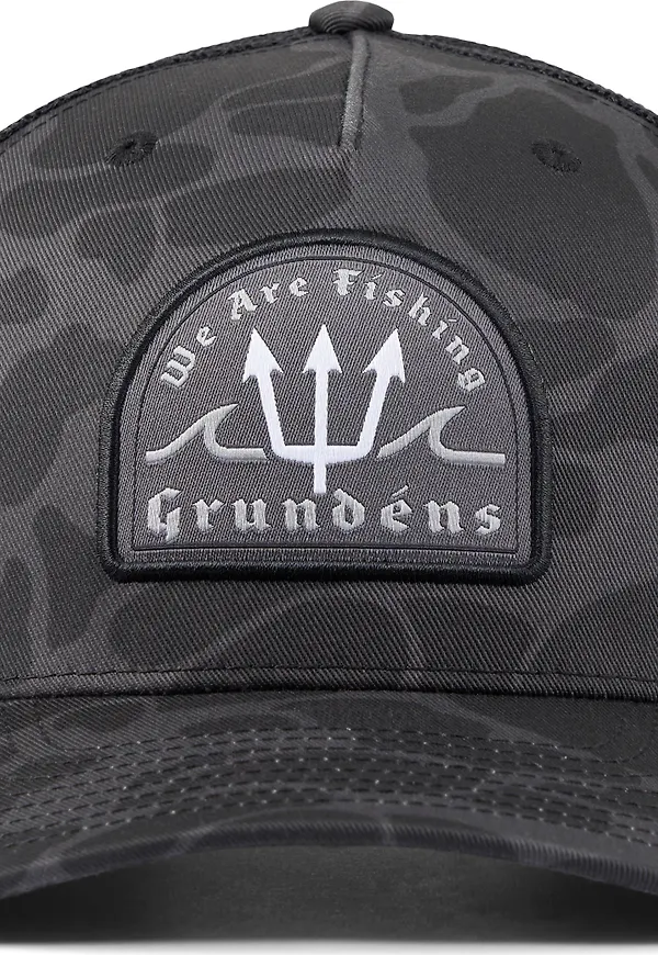 Grundéns Men's Poseidon Trucker Black Camo