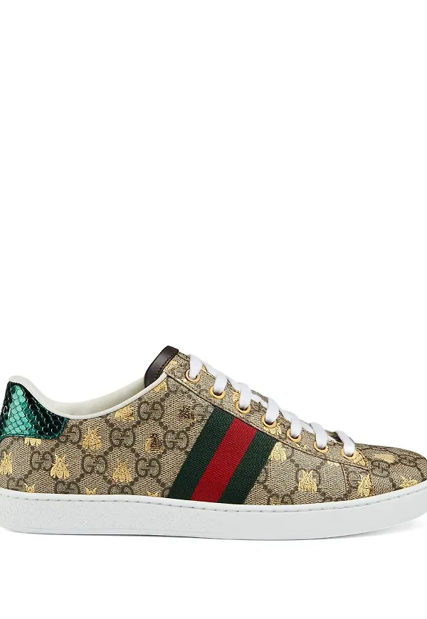 Gucci Ace GG Supreme sneaker med bin - Neutral