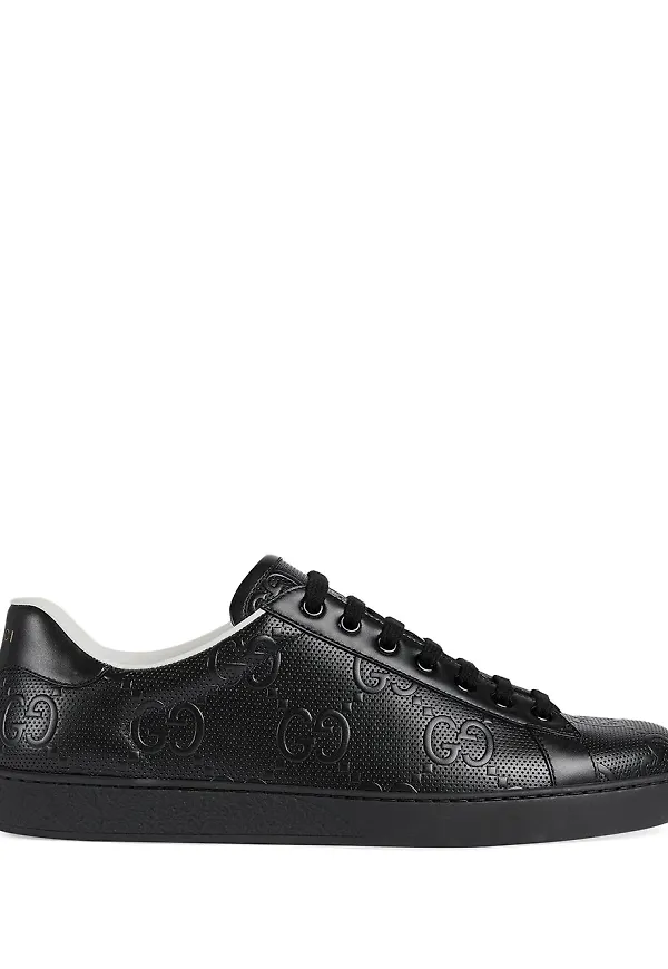 Gucci Ace GG Supreme sneakers - Svart