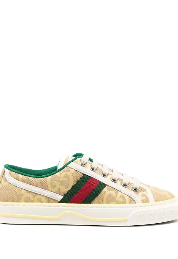 Gucci Ace låga sneakers - Gul