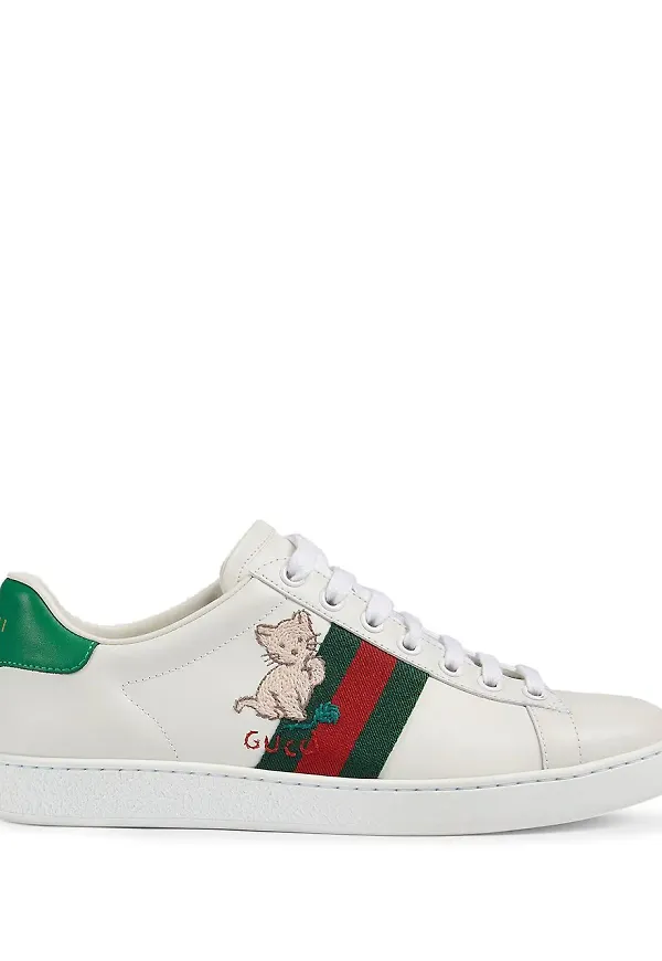 Gucci Ace låga sneakers - Vit