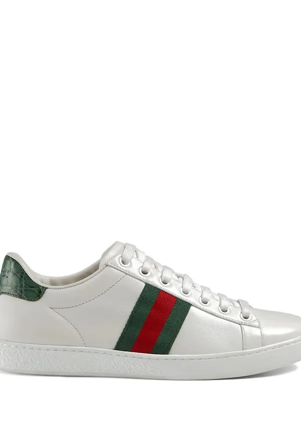 Gucci Ace sneakers i läder - Vit