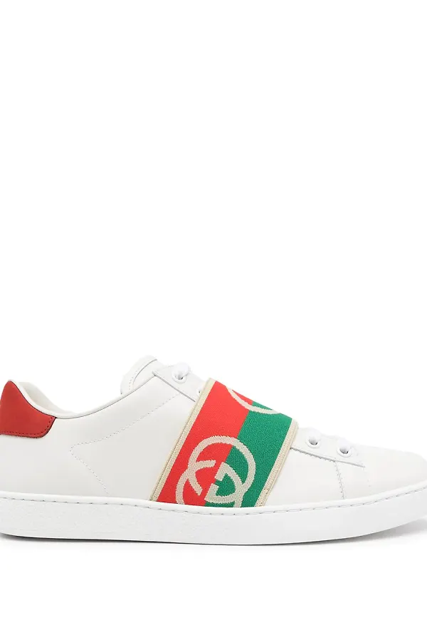 Gucci Ace Web sneakers - Vit