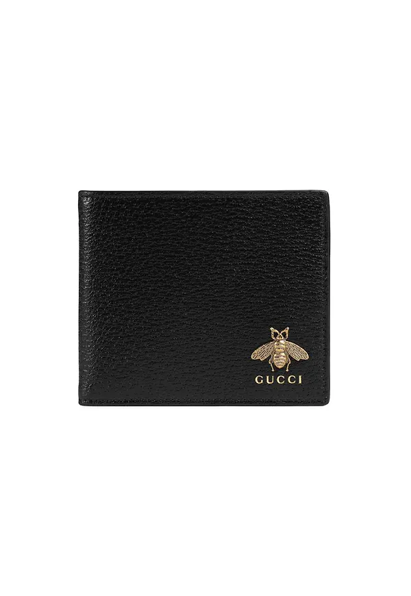 Gucci Animalier skinnplånbok - Svart