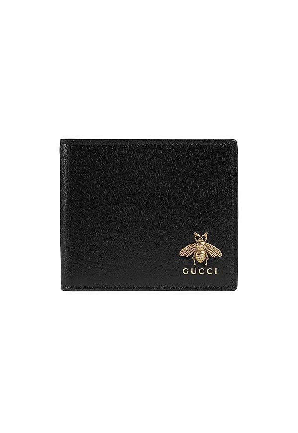 Gucci Animalier skinnplånbok - Svart