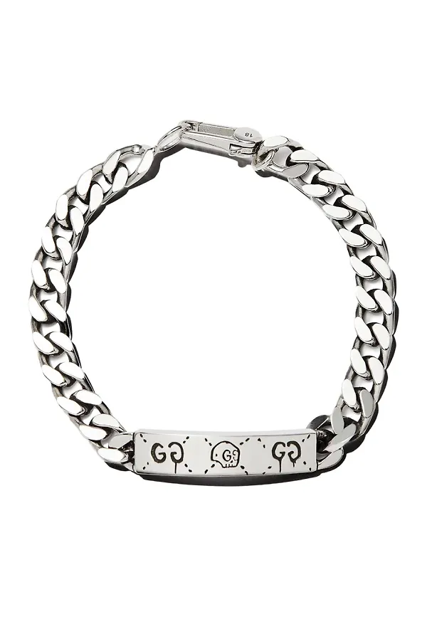 Gucci armband med spökkedja - Silverfärgad