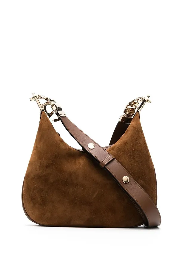 Gucci Attache liten axelväska - Brun