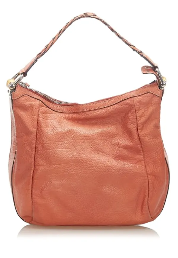 Gucci Bamboo Bar Leather Shoulder Bag