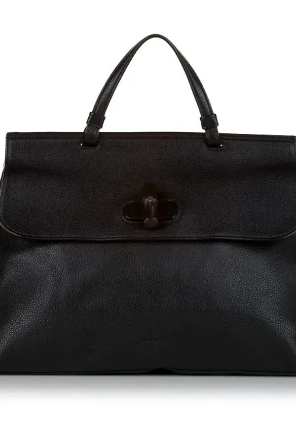 Gucci Bamboo Daily Leather Satchel