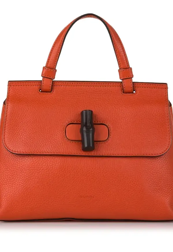 Gucci Bamboo Daily Leather Satchel