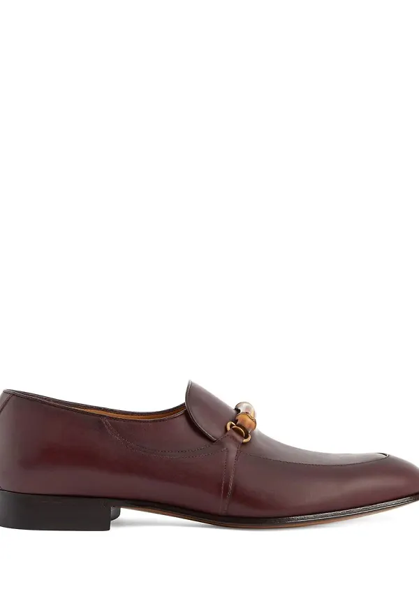 Gucci Bamboo Horsebit loafers - Röd