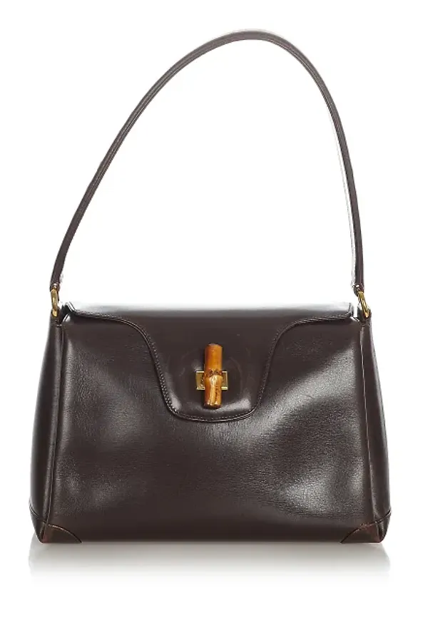 Gucci Bamboo Leather Handbag