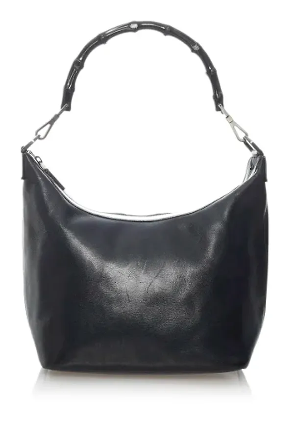 Gucci Bamboo Leather Shoulder Bag