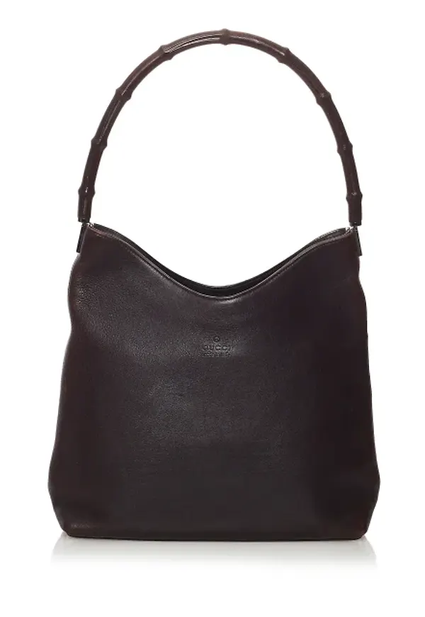 Gucci Bamboo Leather Shoulder Bag