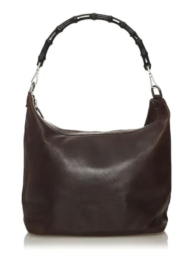 Gucci Bamboo Leather Shoulder Bag