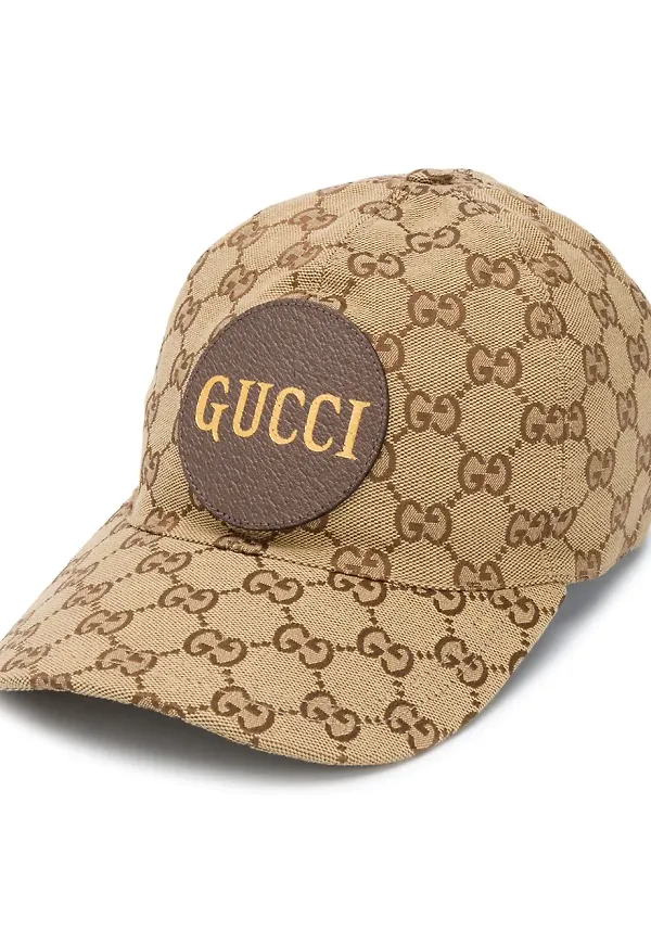 Gucci basebollkeps med logotyp - Neutral