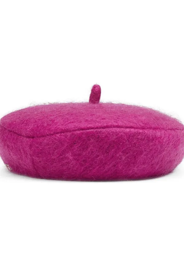 Gucci basker i mohairblandning - Rosa