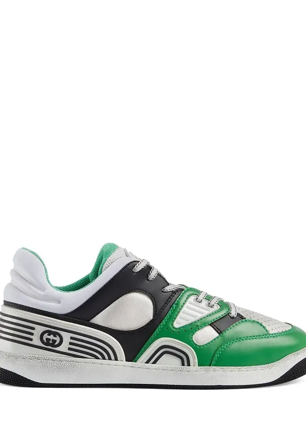 Gucci Basket låga sneakers - Vit