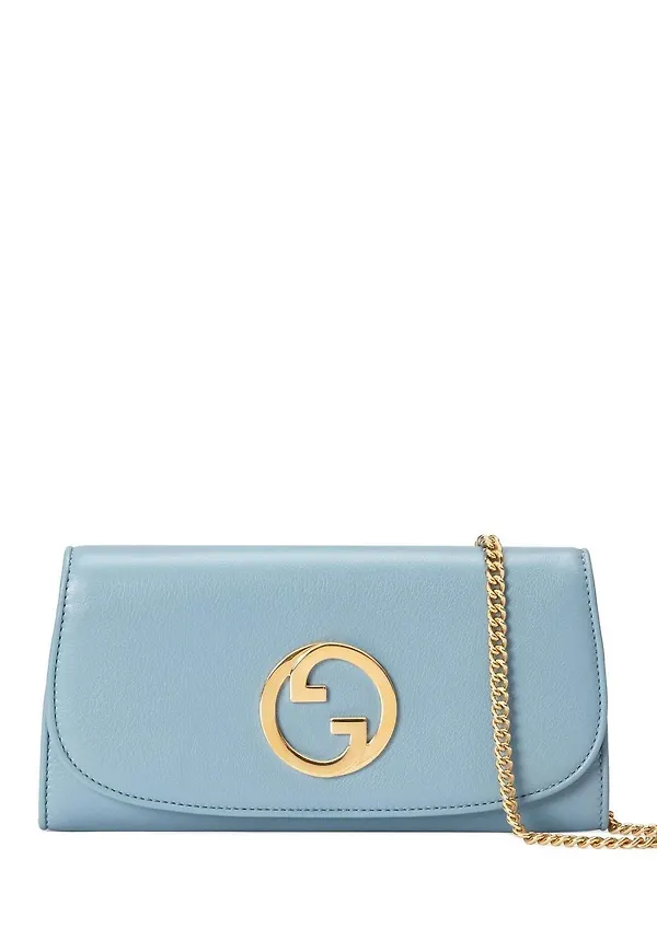 Gucci Blondie axelremsväska - Blå