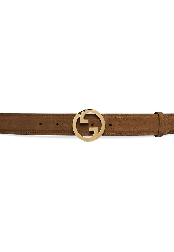 Gucci Blondie bälte - Brun