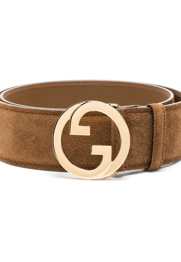 Gucci Blondie bälte med spänne - Brun