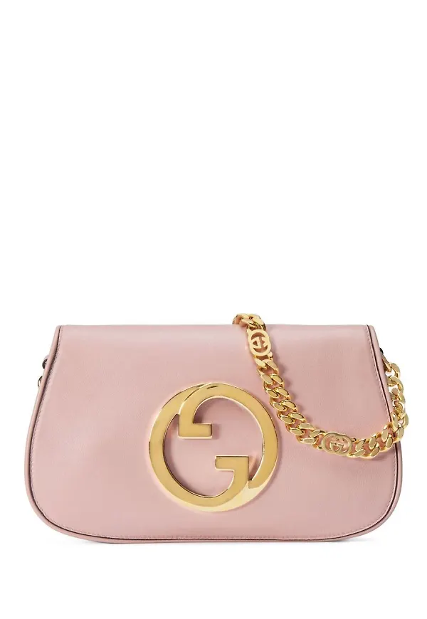 Gucci Blondie Interlocking-G axelväska - Rosa