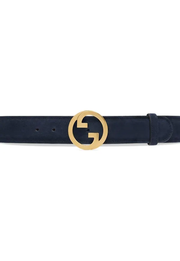 Gucci Blondie Interlocking G belt - Blå