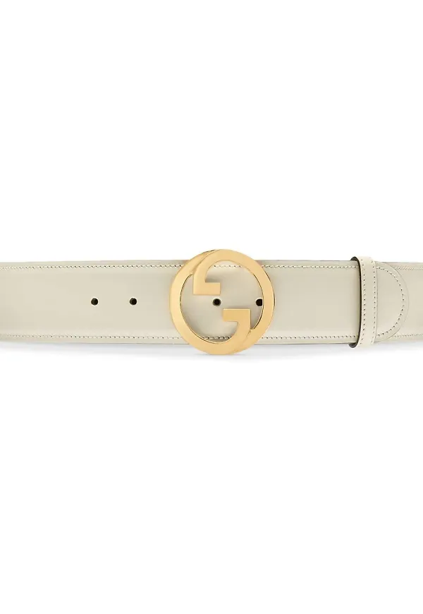 Gucci Blondie Interlocking G belt - Vit