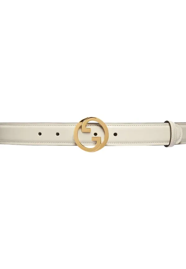 Gucci Blondie Interlocking G bälte - Vit