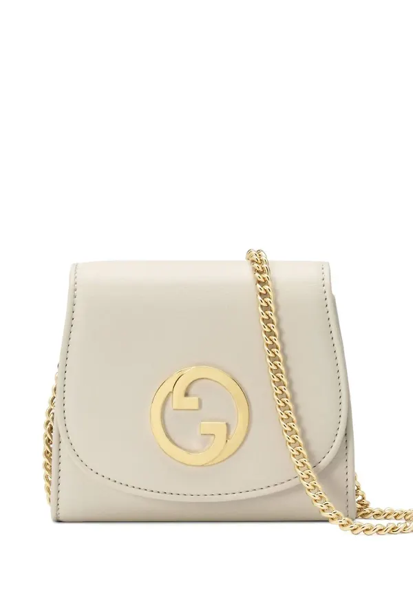 Gucci Blondie plånbok med kedja - Neutral