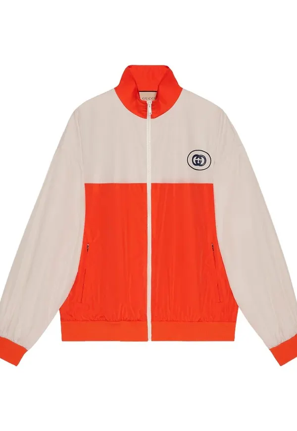 Gucci bomberjacka med färgblock - Orange
