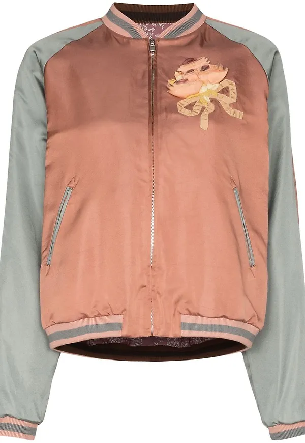 Gucci bomberjacka med paljetter - Rosa