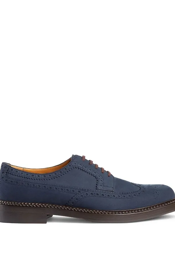 Gucci brogues med snörning - Blå
